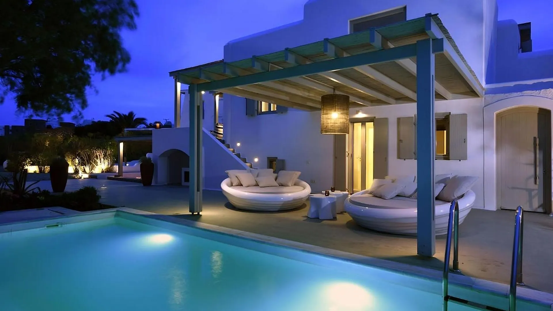 Stunning 4Bed Villa With Pool In Kalafatis Spilia Mykonos Town