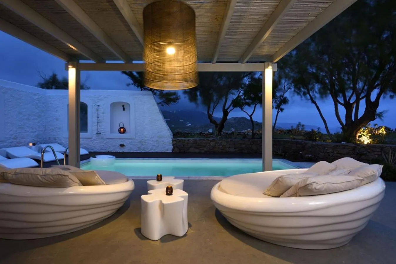 Stunning 4Bed Villa With Pool In Kalafatis Spilia Mykonos Town 0*,  Grækenland