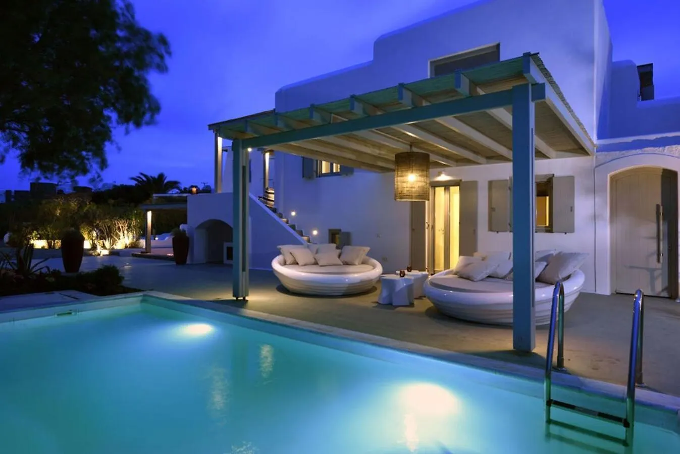Stunning 4Bed Villa With Pool In Kalafatis Spilia Mykonos Town