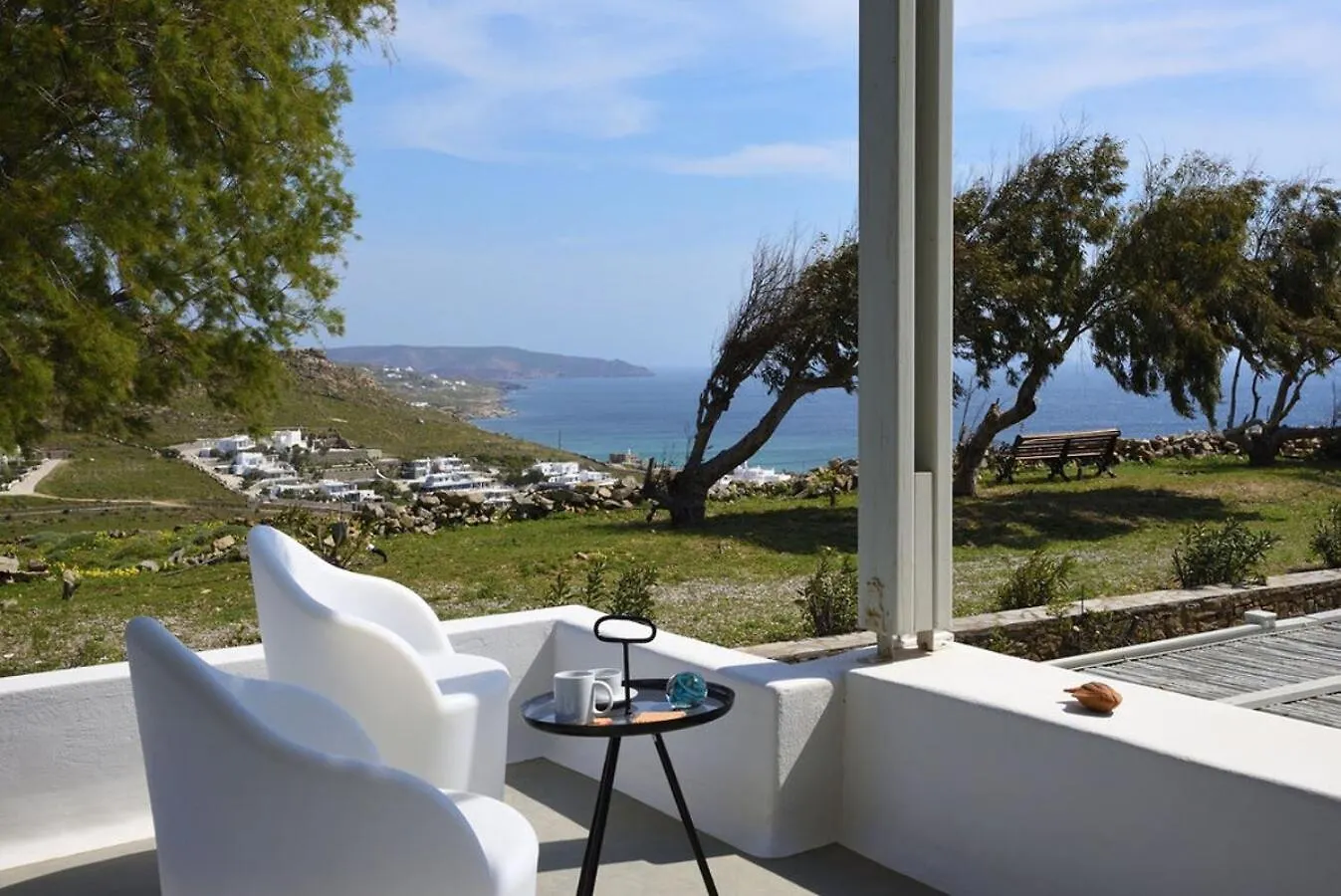 Stunning 4Bed Villa With Pool In Kalafatis Spilia Mykonos Town